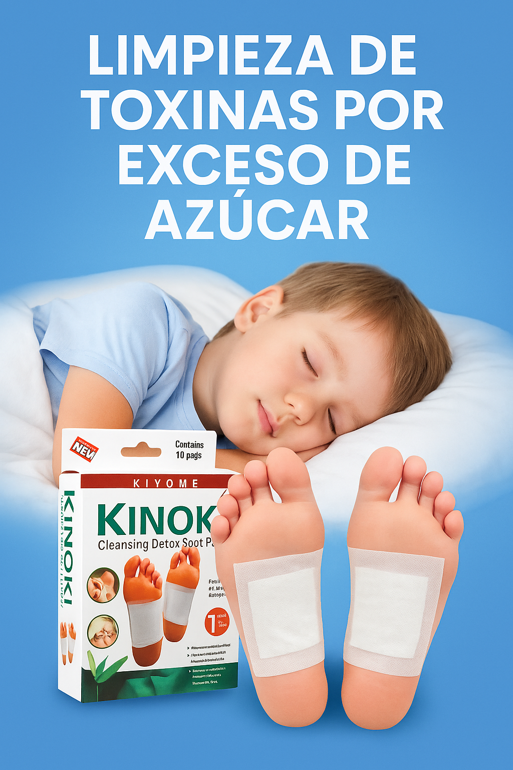 RelaxFeet™ ✨ Desintoxica tu cuerpo mientras duermes, empezando por tus pies.  Oferta 100🔥 Unidades