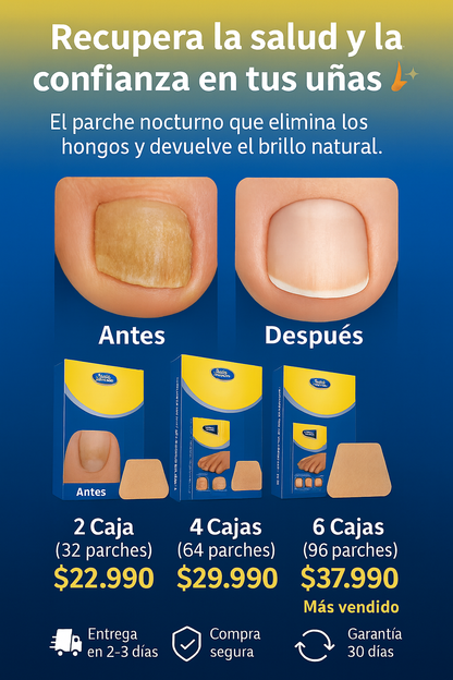 Nailpure 32 Parches Anti Hongos Uña ¡SUPER OFERTA 2X1!